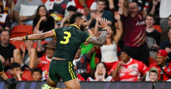 Kangaroos vs Tonga